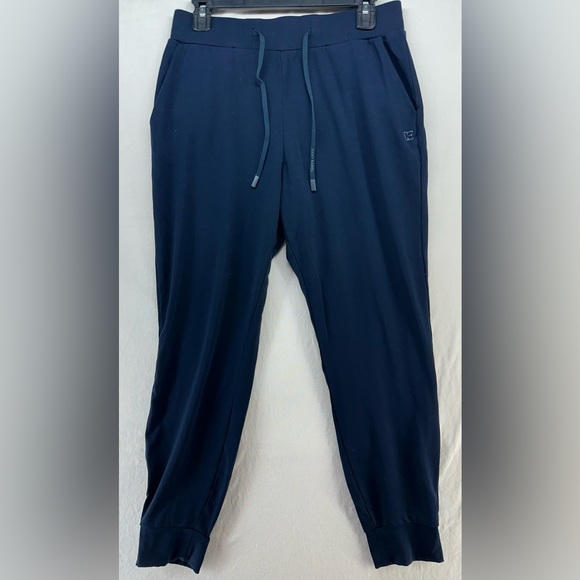 Cozy Earth Jogger Pants Bamboo Soft Navy Blue Womens Size M Loungewear Pajama - Picture 1 of 11